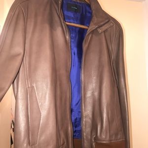 Façonnable Lambskin Leather Bomber